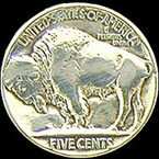 Buffalo Nickel Golf Ball Marker