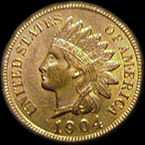 Indian Head Penny Golf Ball Marker